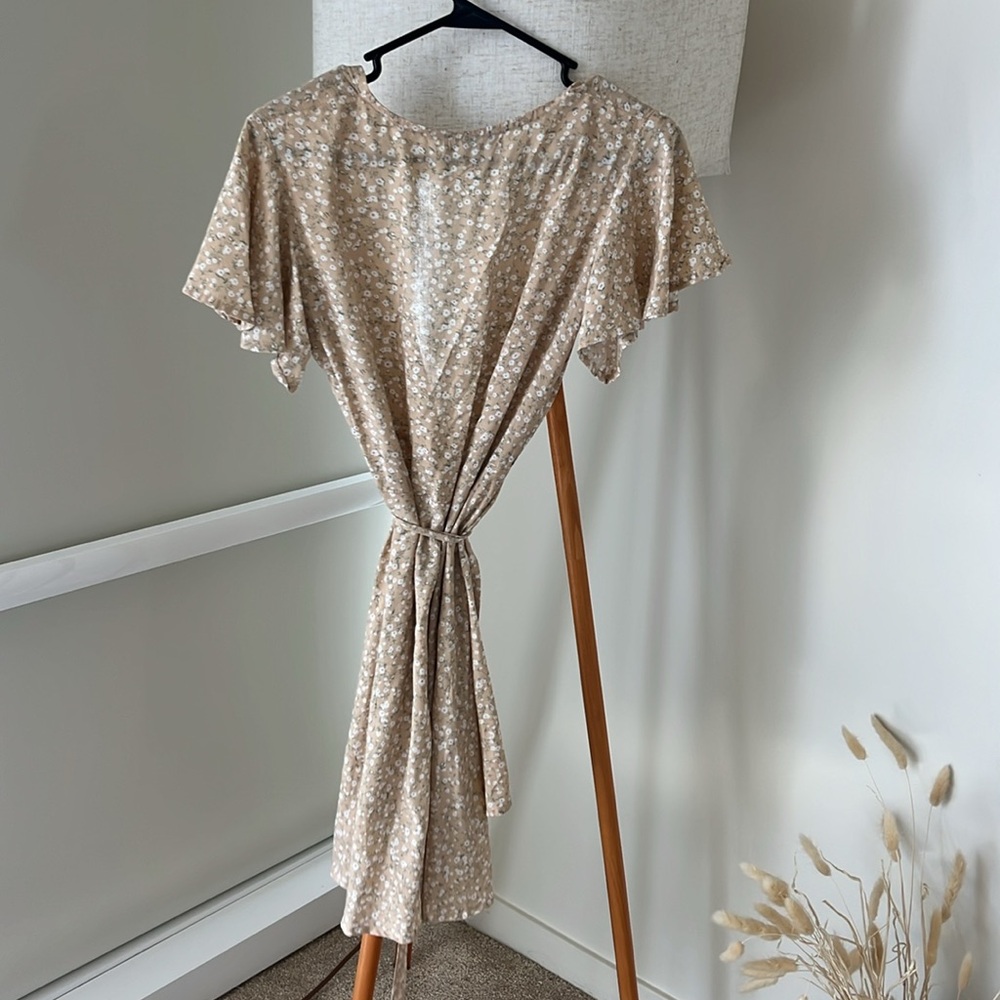 Floral Wrap Dress